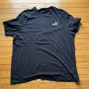 PUMA Men's Black Logo T-Shirt XXL - Casual Athleisure